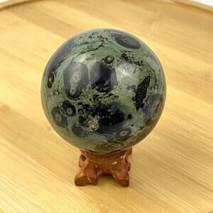 Kambaba Jasper Natural Stone Crystal Quartz Ball 372g Healing Sphere 63mm